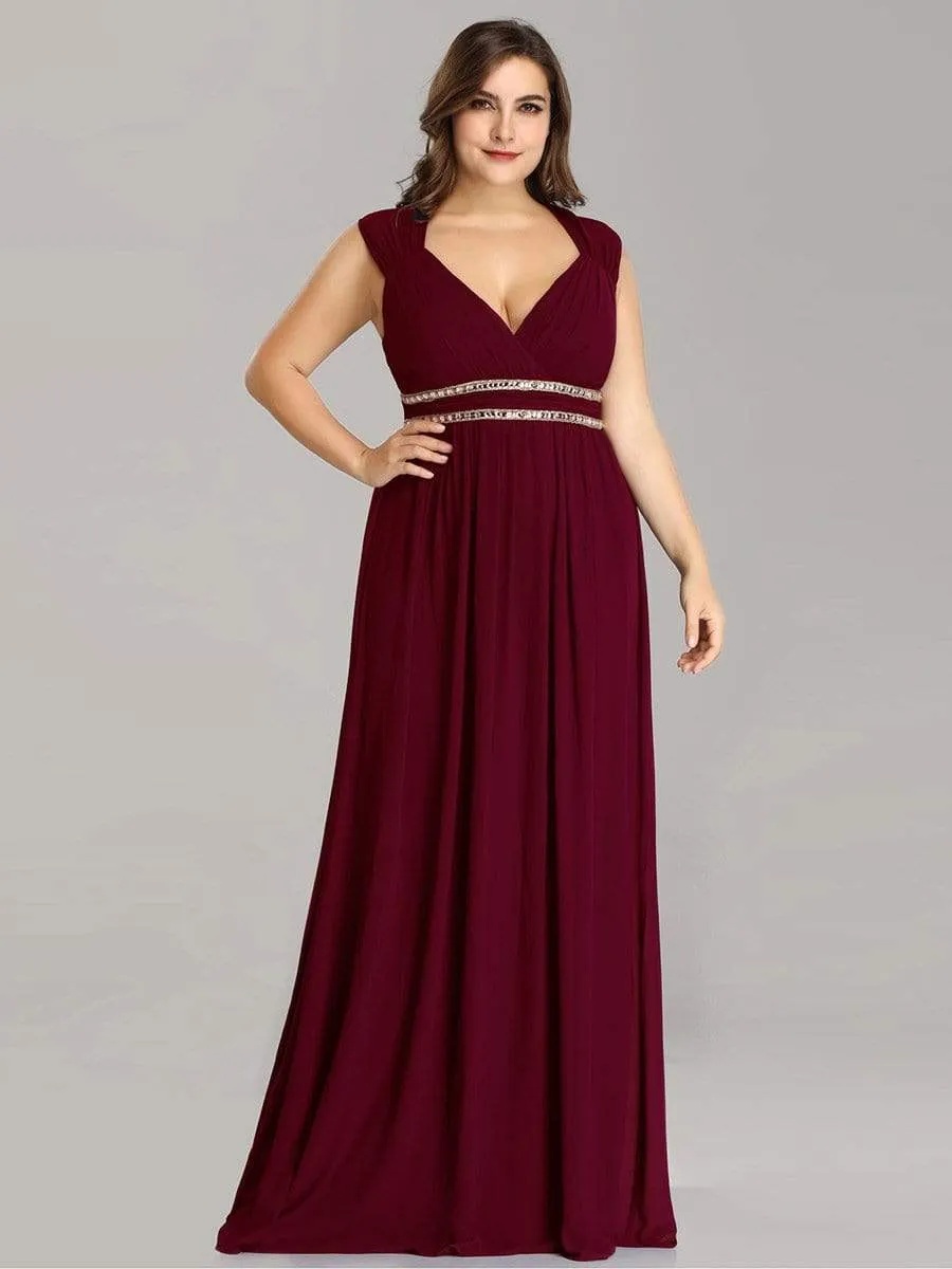 Sleeveless Grecian Style Formal Evening Dresses for Women