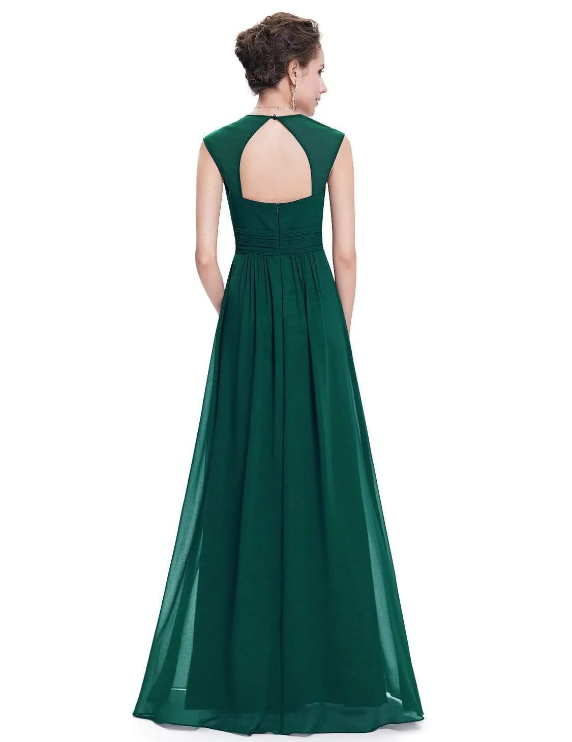 Sleeveless Grecian Style Formal Evening Dresses for Women