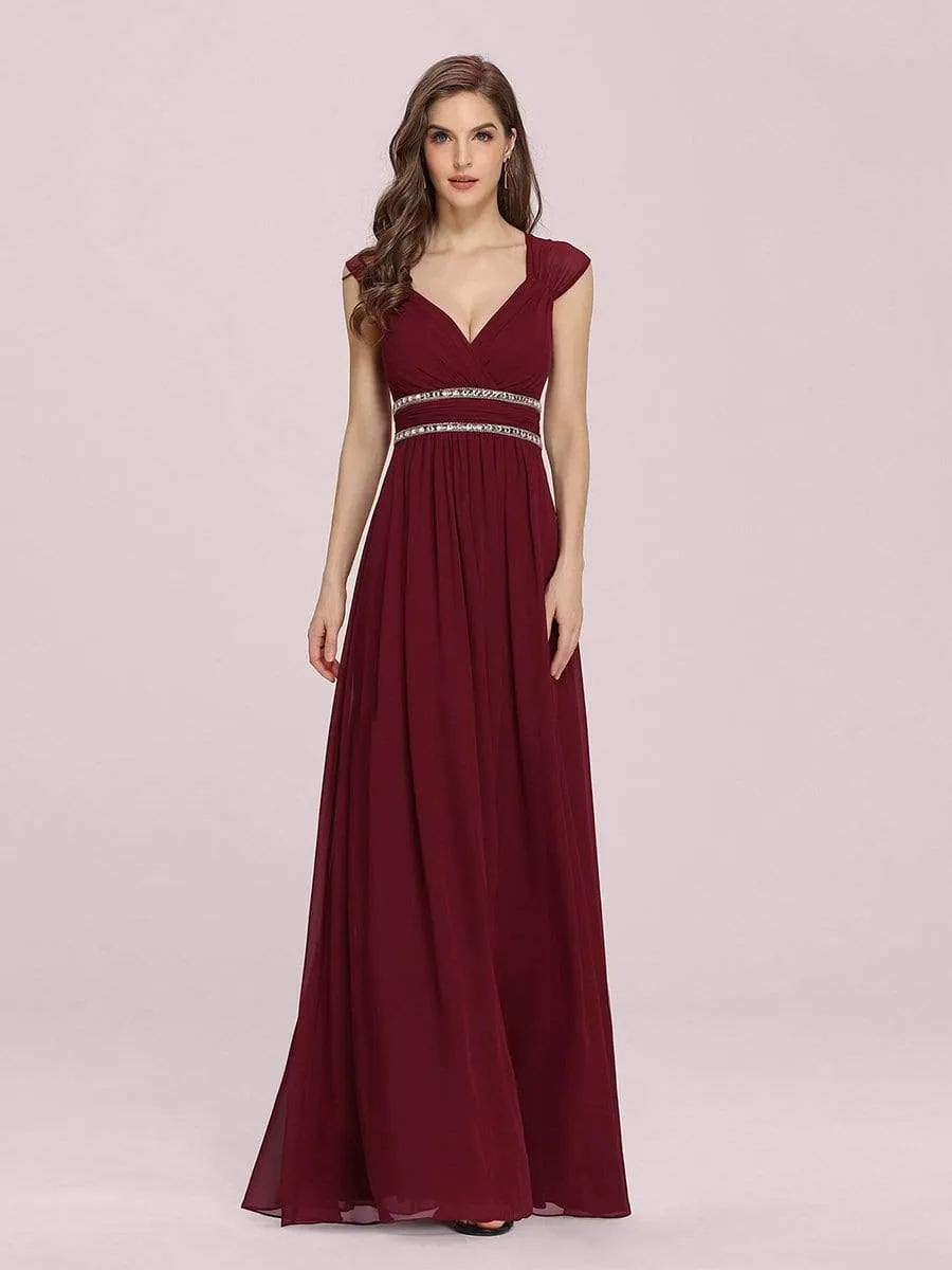 Sleeveless Grecian Style Formal Evening Dresses for Women