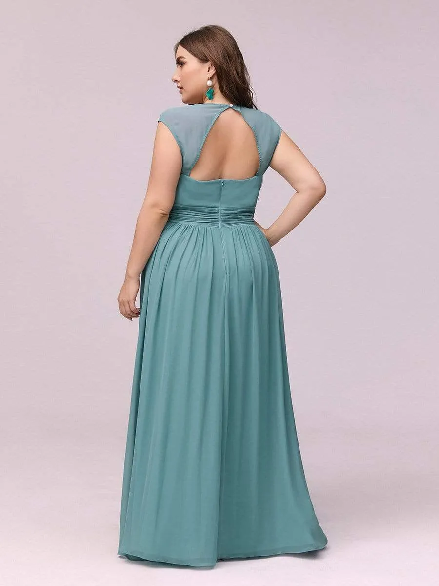 Sleeveless Grecian Style Formal Evening Dresses for Women