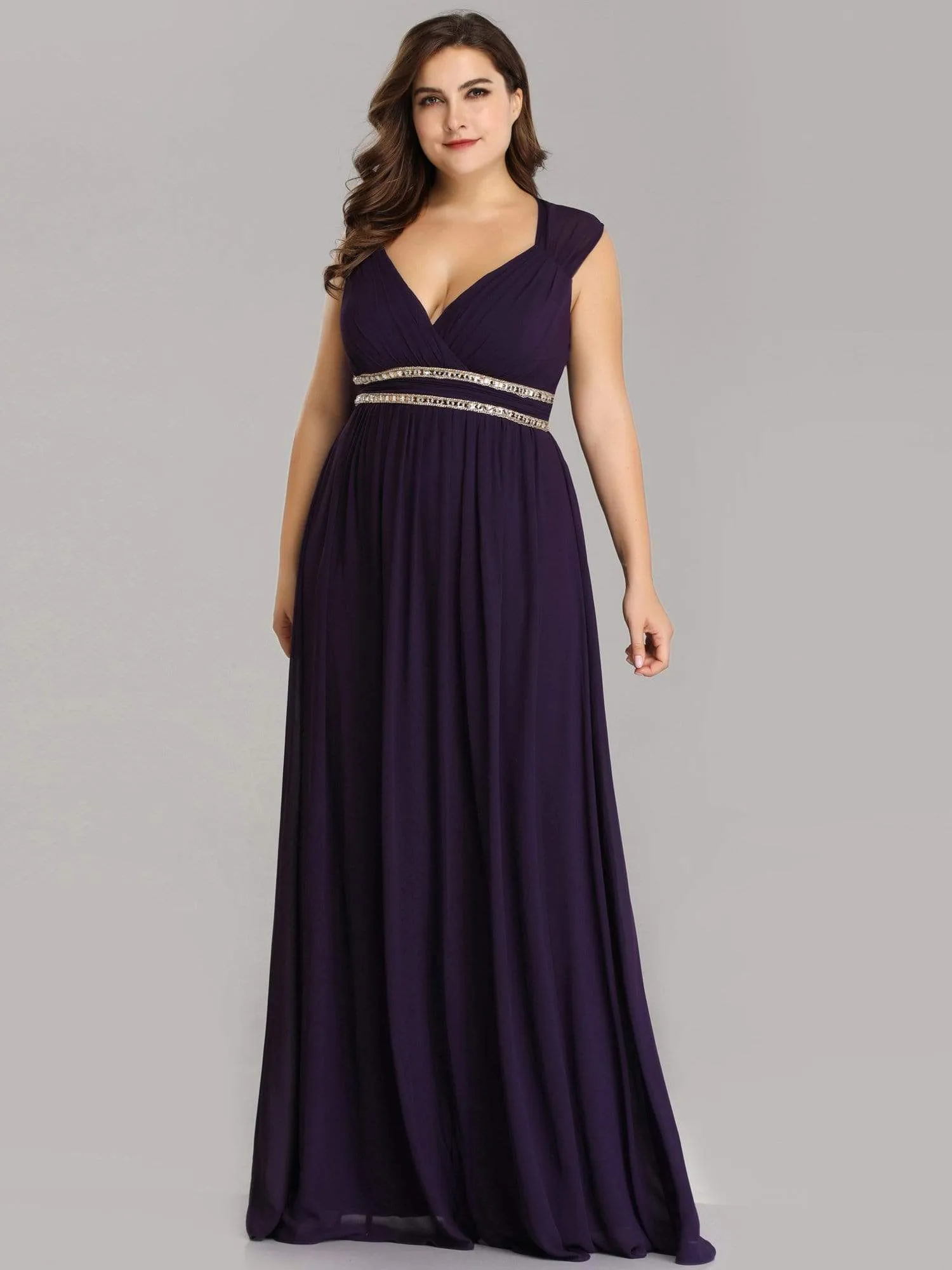 Sleeveless Grecian Style Formal Evening Dresses for Women