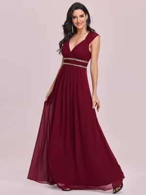 Sleeveless Grecian Style Formal Evening Dresses for Women