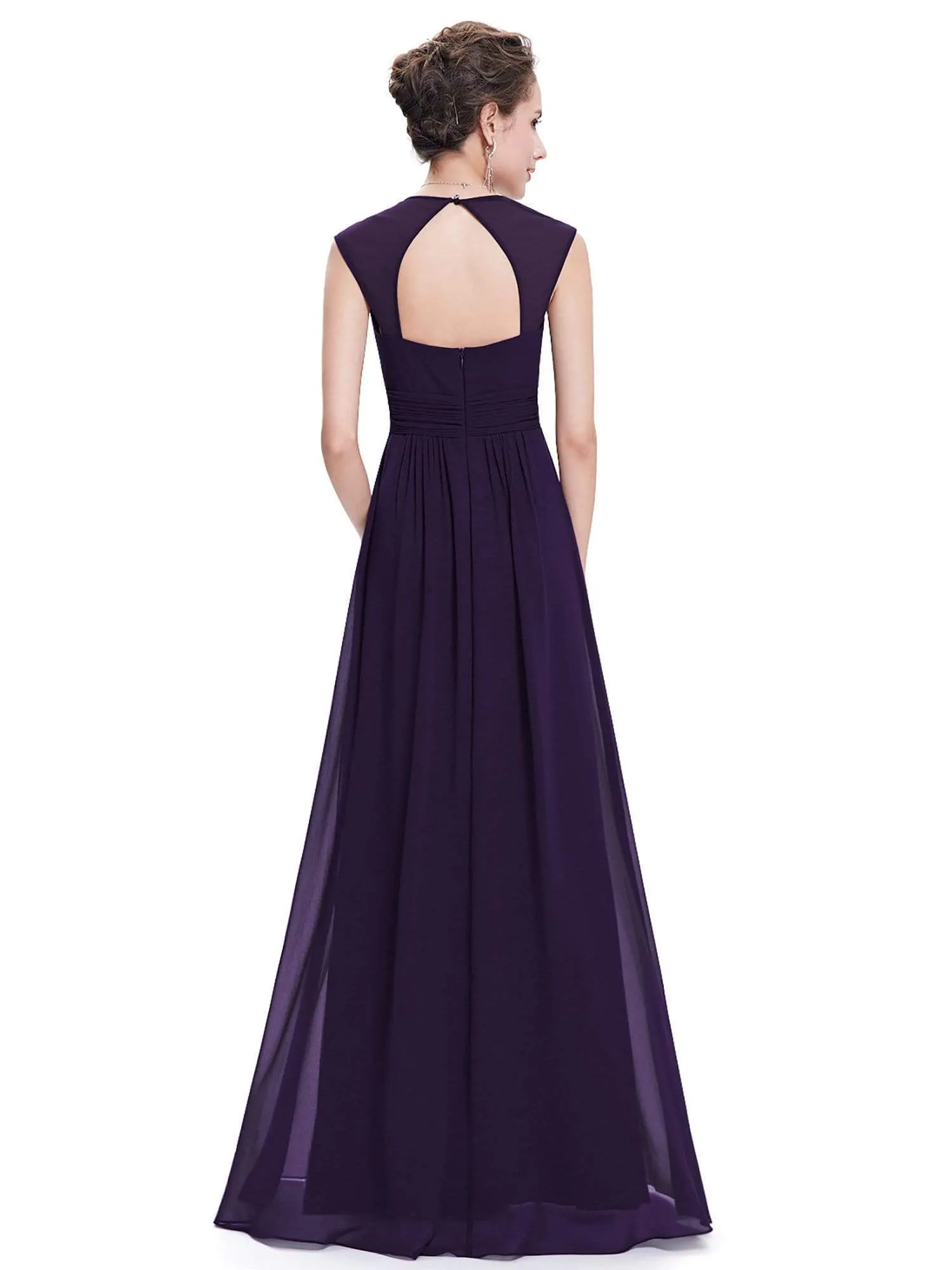 Sleeveless Grecian Style Formal Evening Dresses for Women
