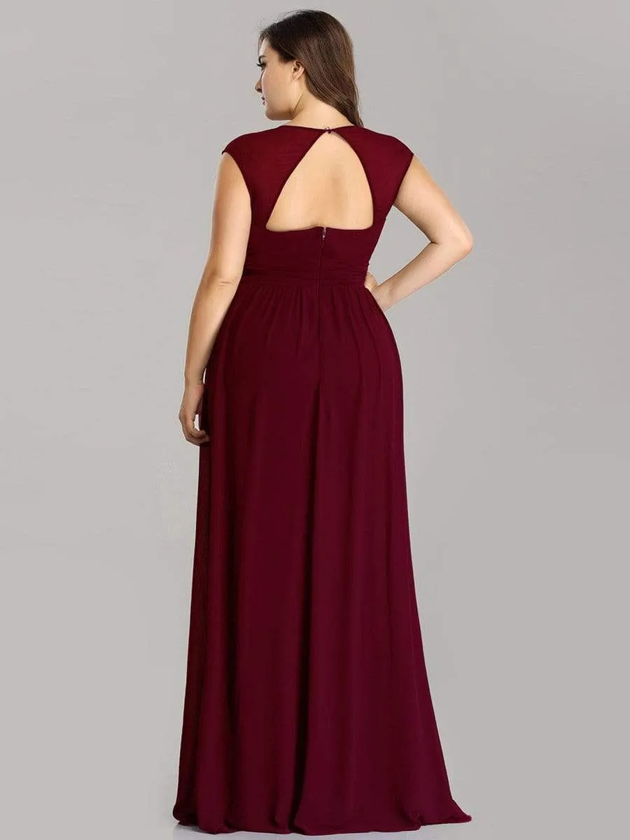 Sleeveless Grecian Style Formal Evening Dresses for Women