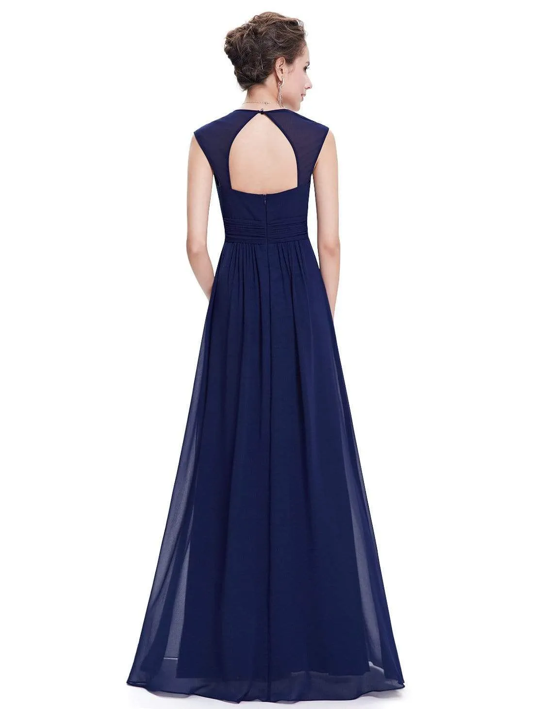 Sleeveless Grecian Style Formal Evening Dresses for Women
