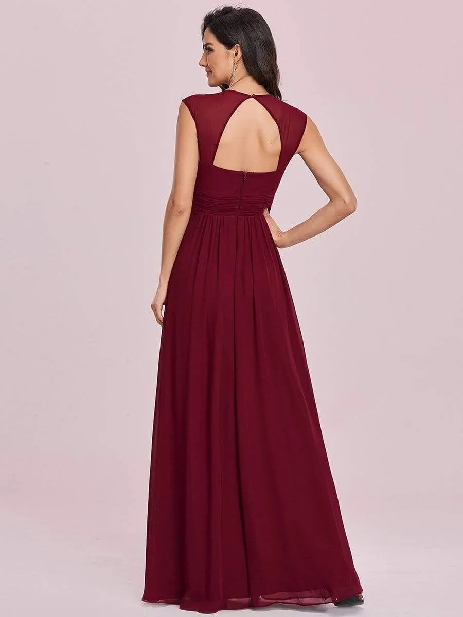 Sleeveless Grecian Style Formal Evening Dresses for Women