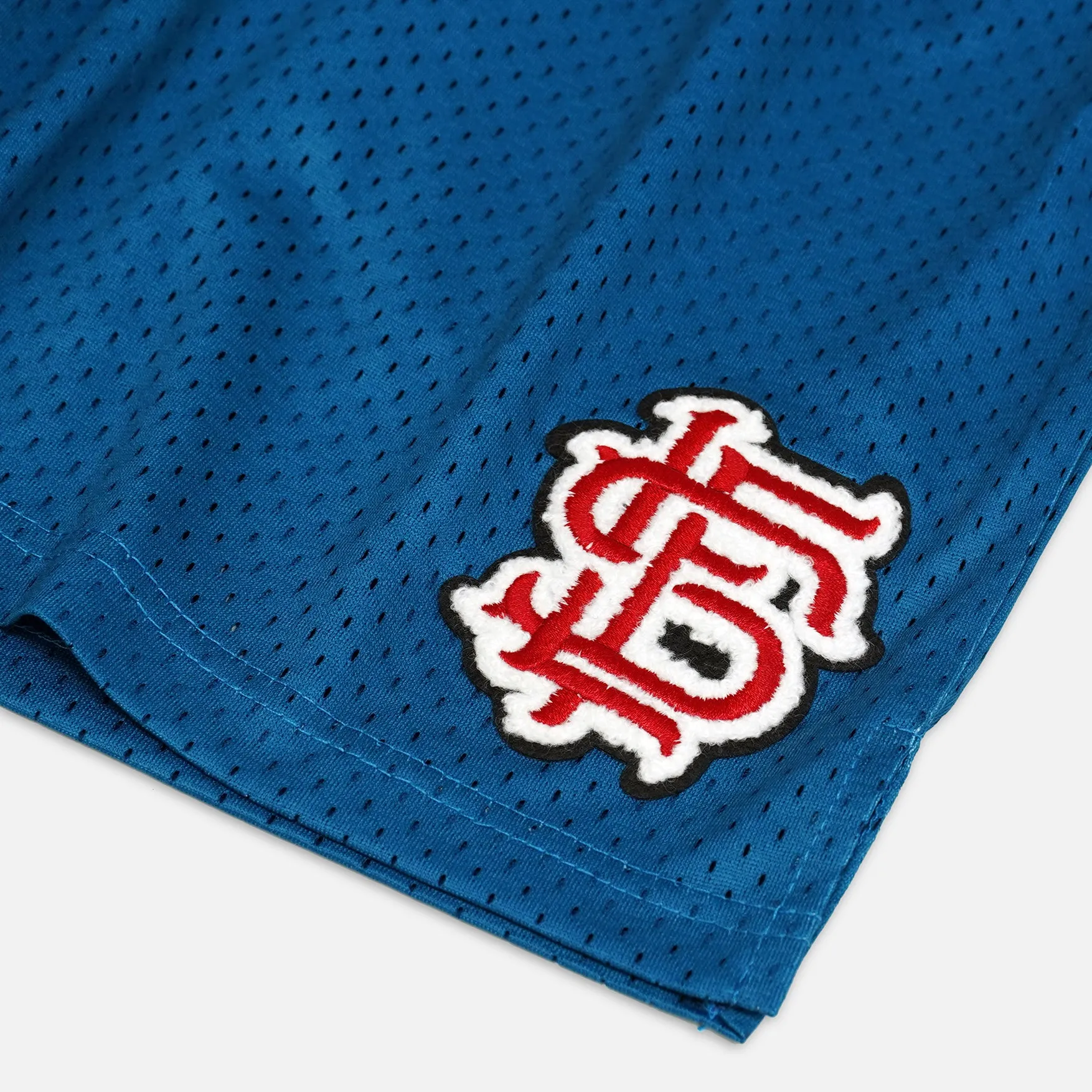 SLF Baseball Patch Blue Shorts - 5"