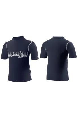 SPEEDO Boys&#39; Beach Bound Loose Fit Rash Guard (WHITE ONLY)