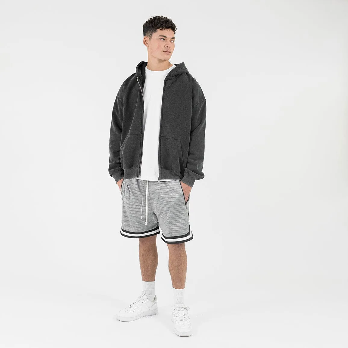 Sports Mesh Shorts - Grey