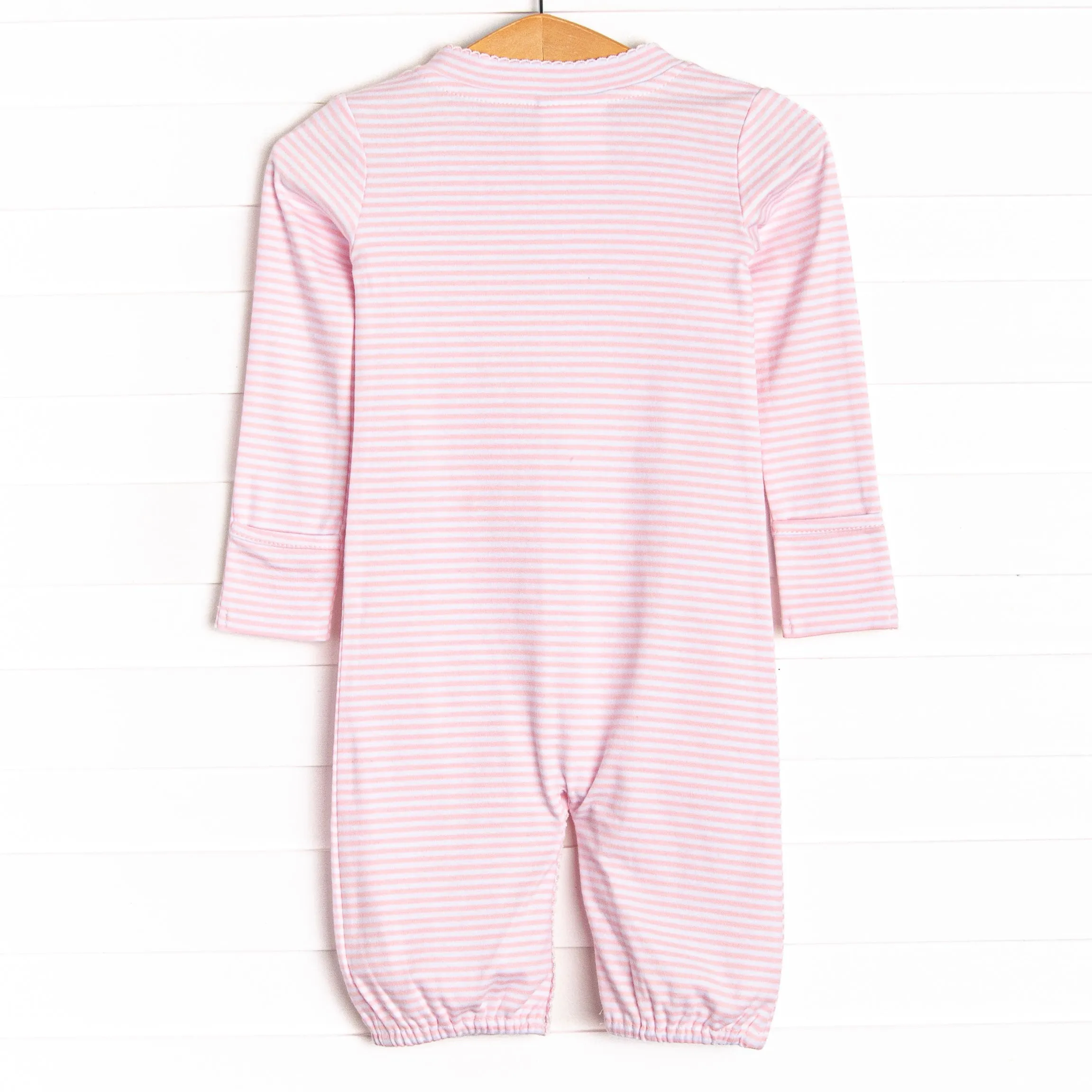 Striped Converter Gown, Pink