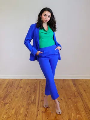 Structured Blazer Electric Blue
