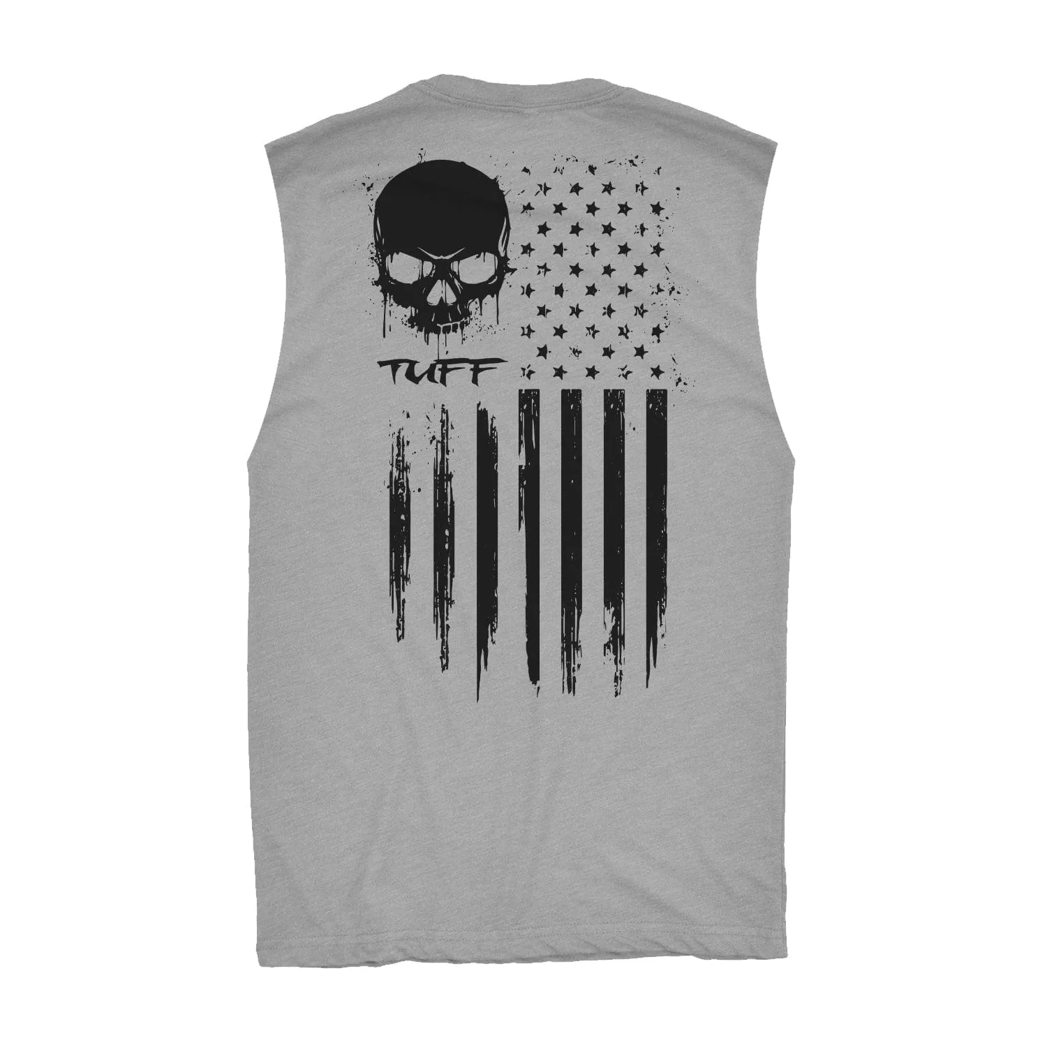 The "No Surrender" Raw Edge Muscle Tank