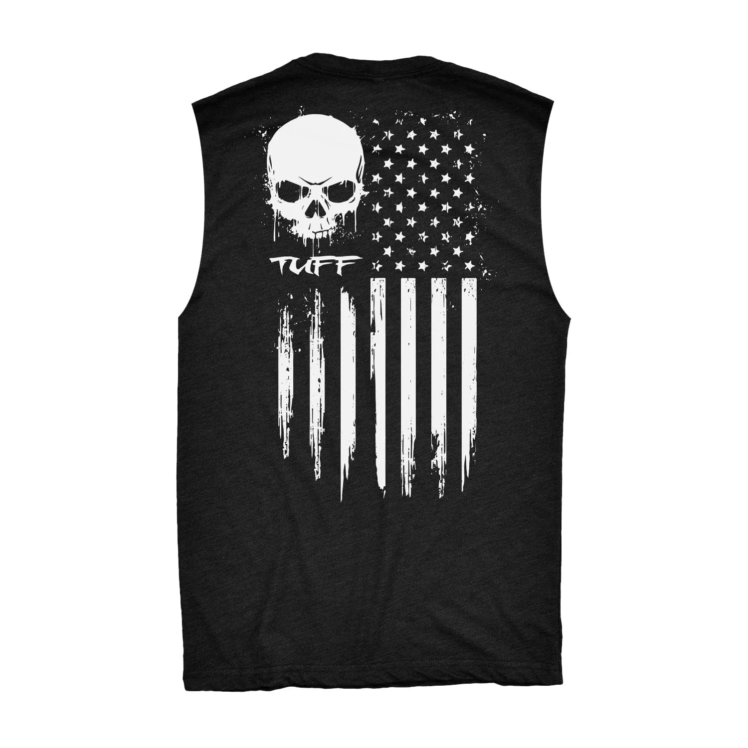 The "No Surrender" Raw Edge Muscle Tank