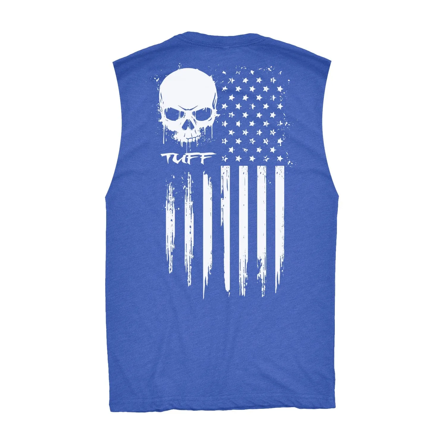 The "No Surrender" Raw Edge Muscle Tank