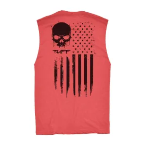 The "No Surrender" Raw Edge Muscle Tank