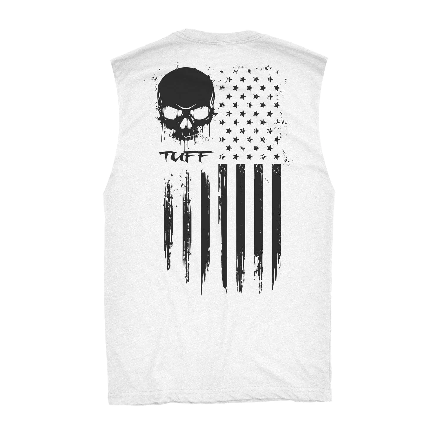 The "No Surrender" Raw Edge Muscle Tank