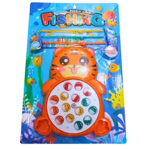 Tiger-Shaped Magnetic Fishing Puzzle Game for Kids - Fun and Educational Toy