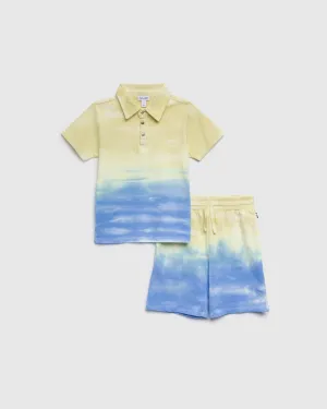 Toddler Boys Lime Pop Short Sleeve Set