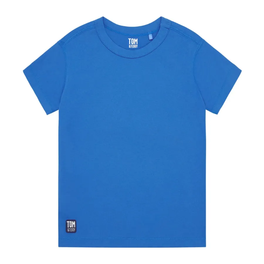 Tom & Teddy Boys Rash Tops Short Sleeves SNBSS-J - Nautical Blue