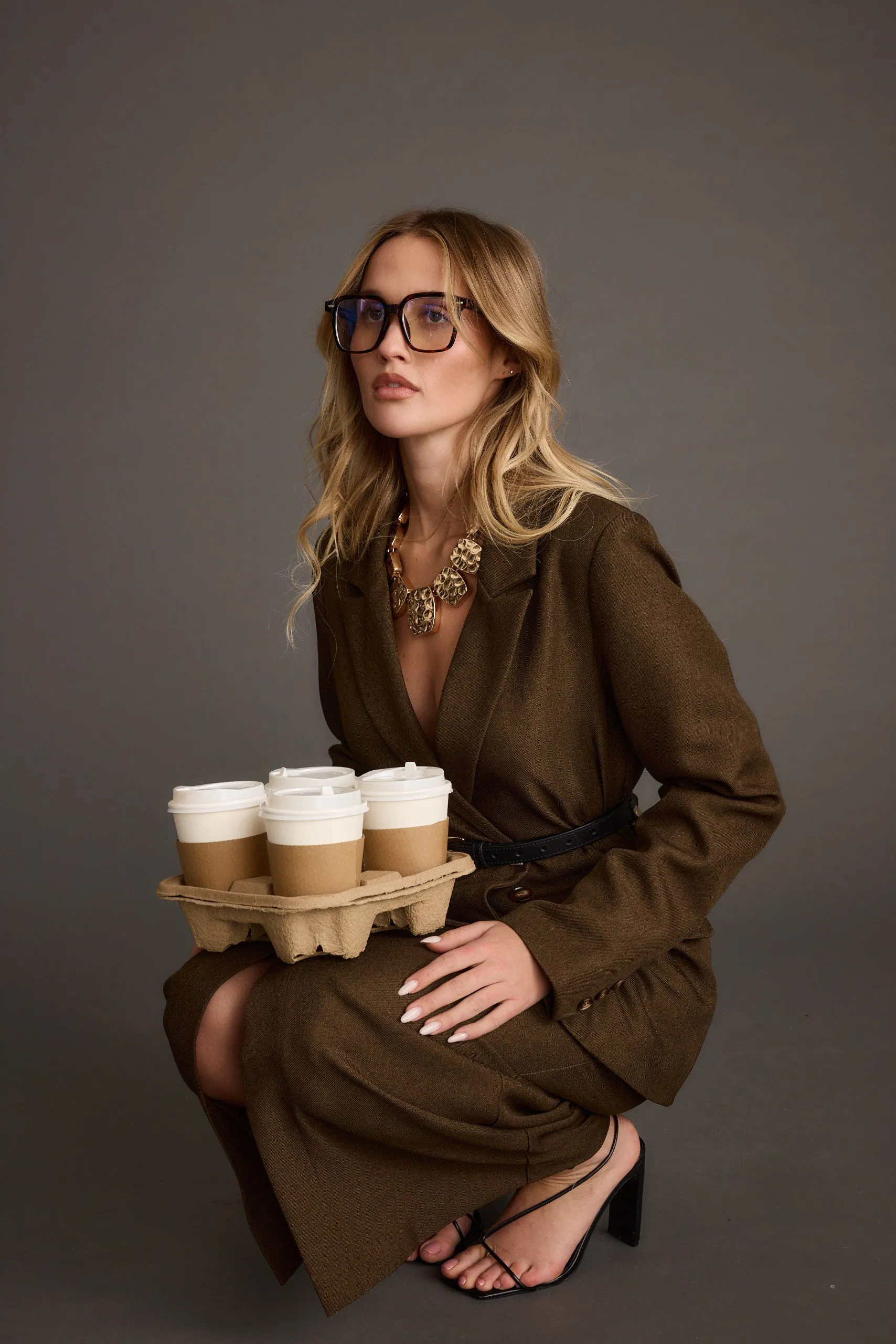 Tory Mocha Twill Blazer