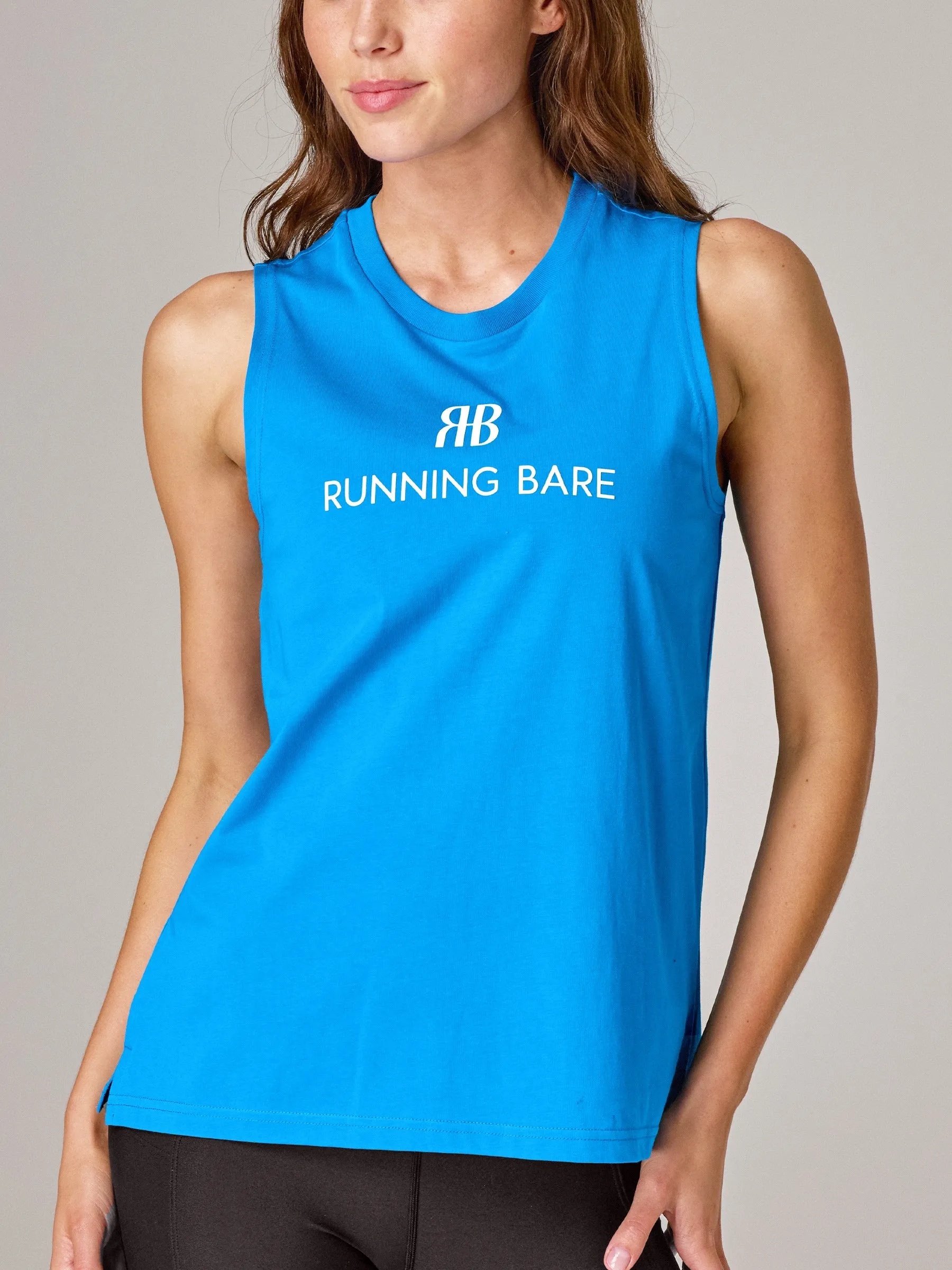Totem 3.0 Muscle Tank Blue Lagoon-white