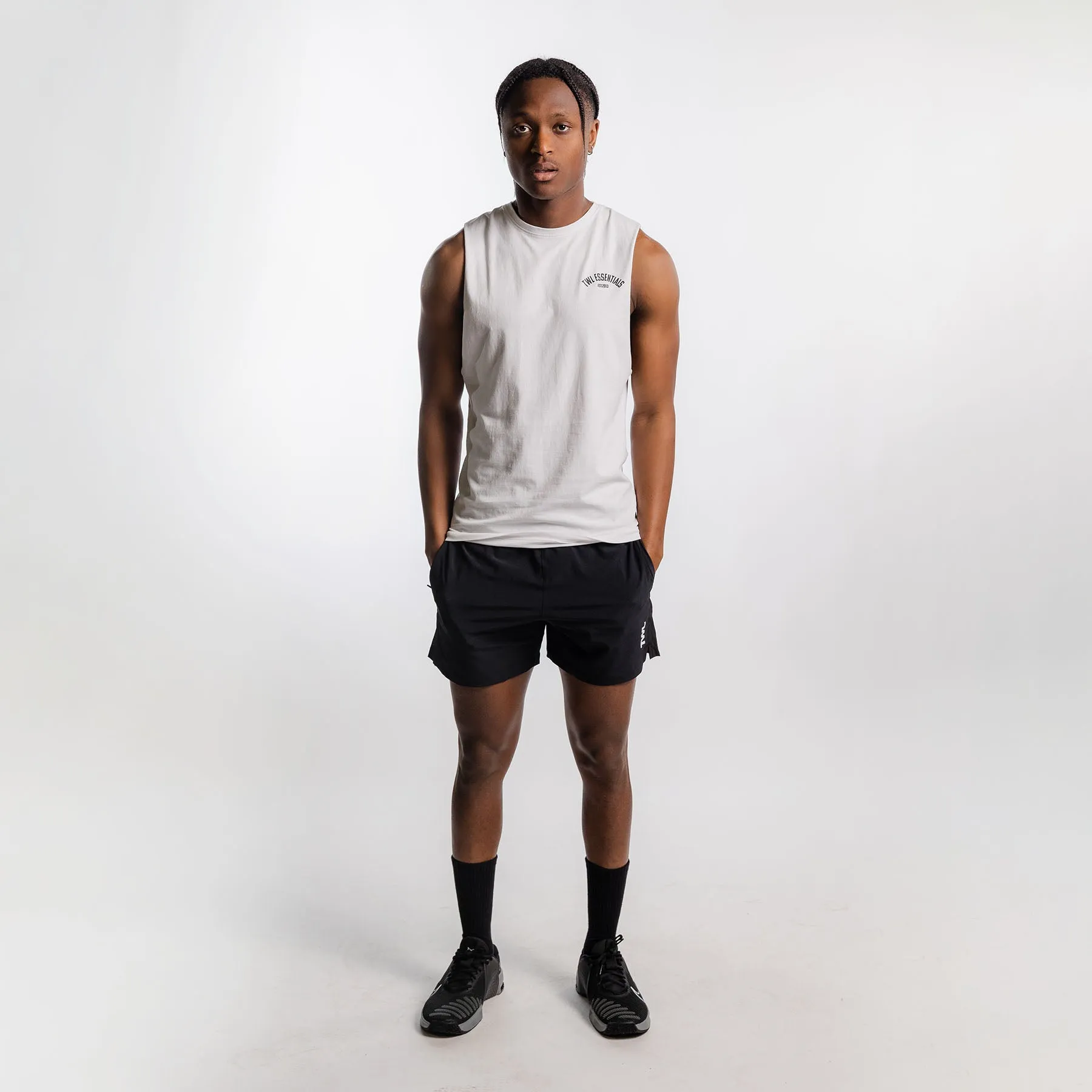TWL - MEN'S EVERYDAY MUSCLE TANK - ESSENTIALS - WHITE