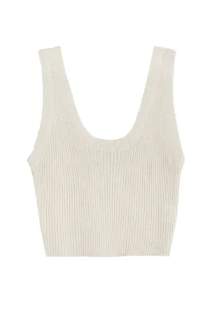 White Crop Camisole