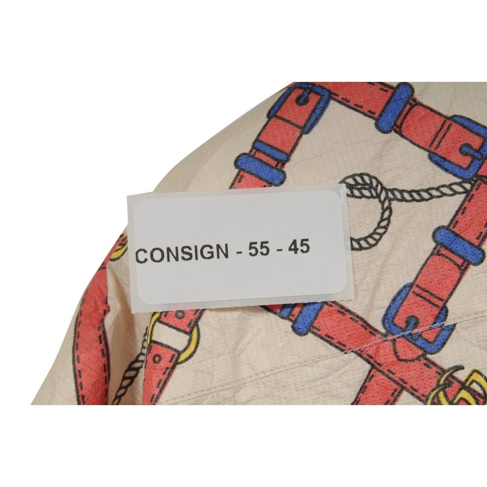 Wrinkled Paper Belts Bowling Shirt