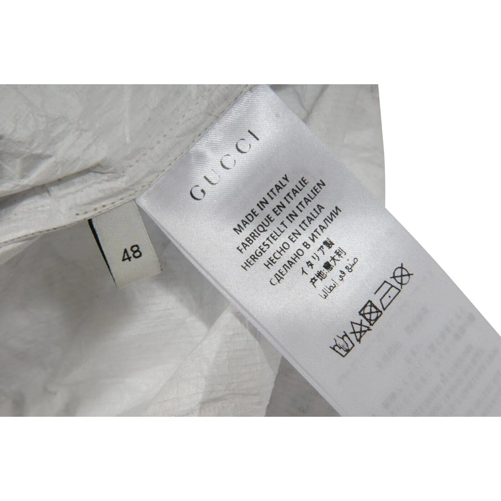 Wrinkled Paper Belts Bowling Shirt