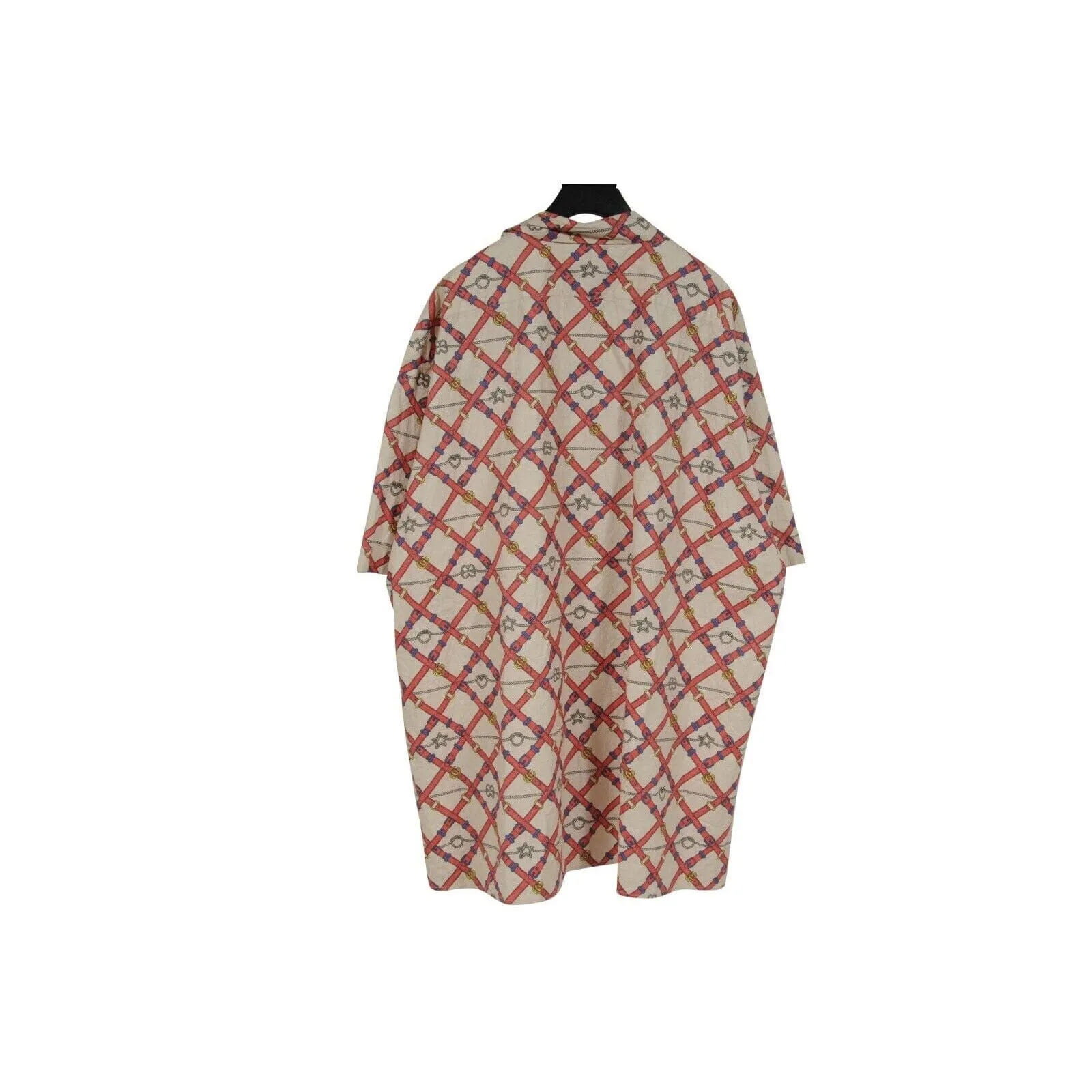 Wrinkled Paper Belts Bowling Shirt