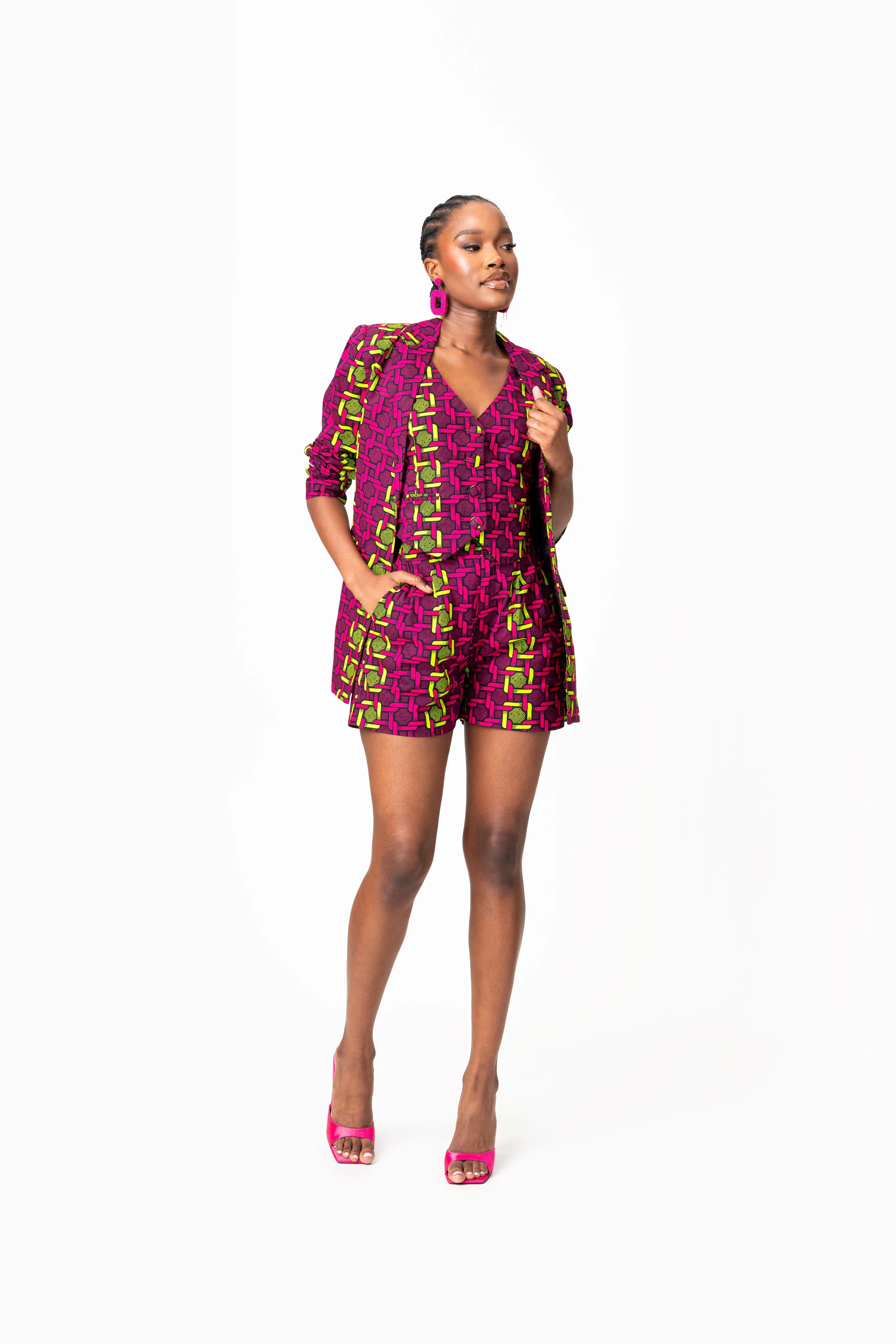 WUNMI African print BLAZER