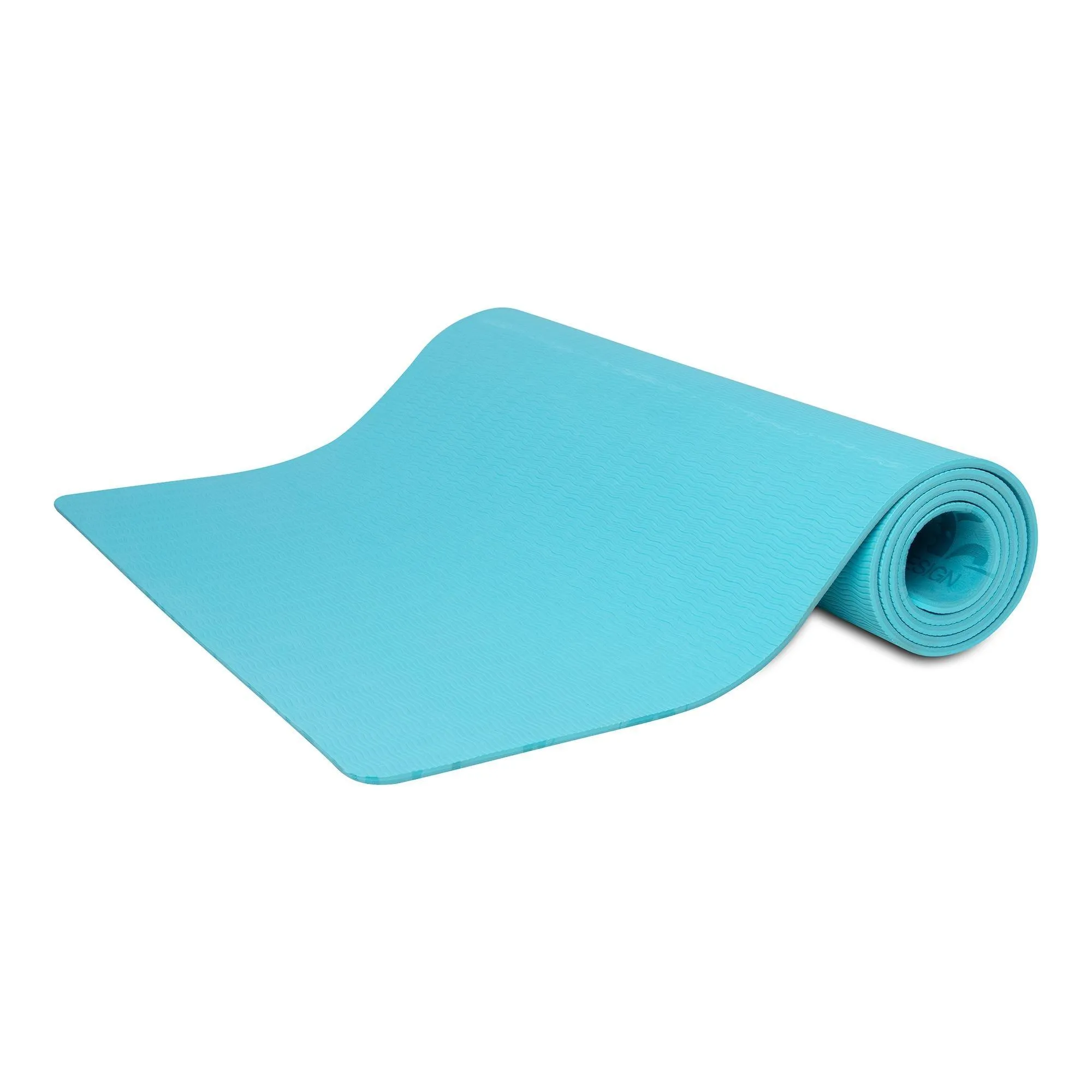 Yoga Design Lab - Flow Yoga Mat - Mandala Aqua 6mm - Ideal Mat For Beginners