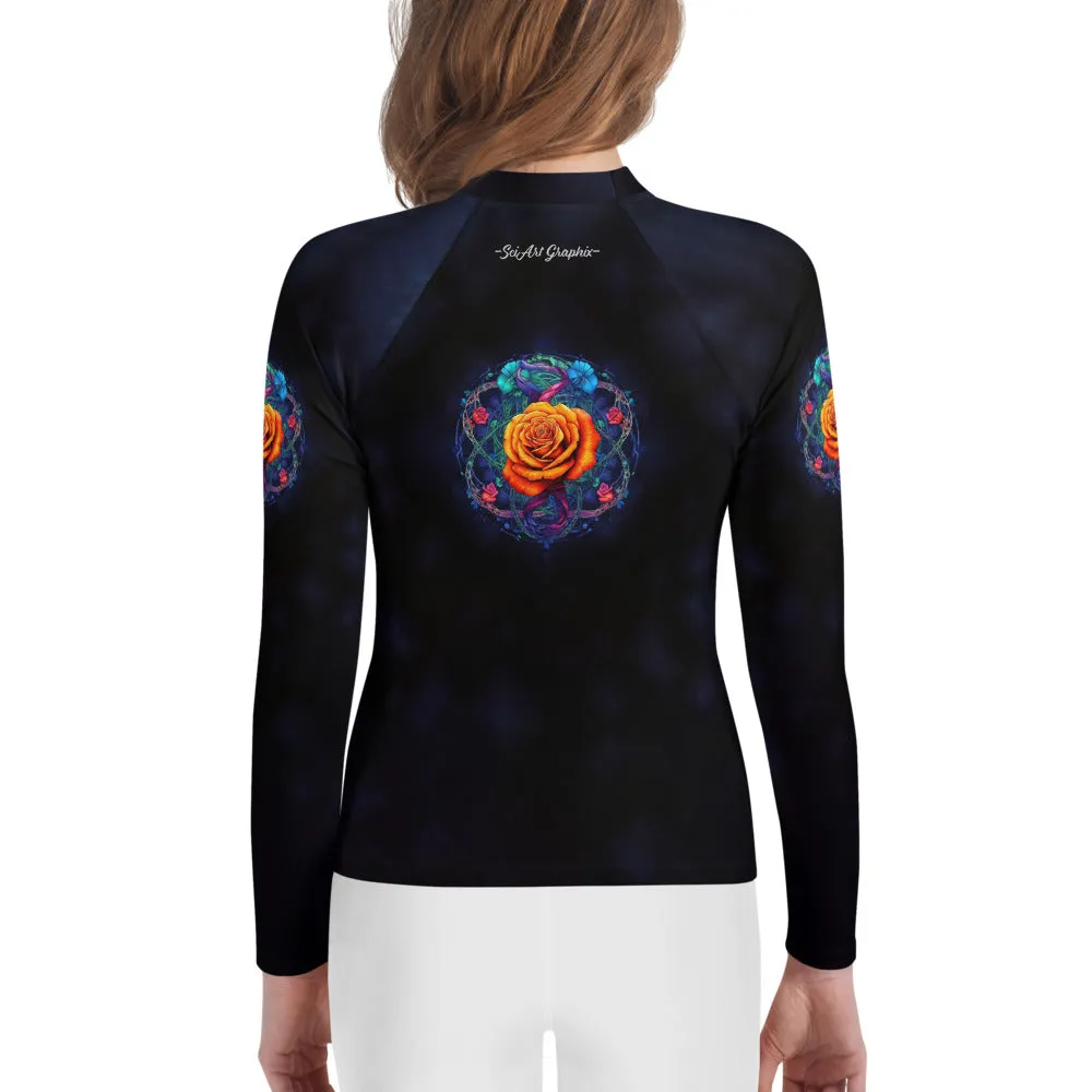 Youth Rash Guard DNA Spines