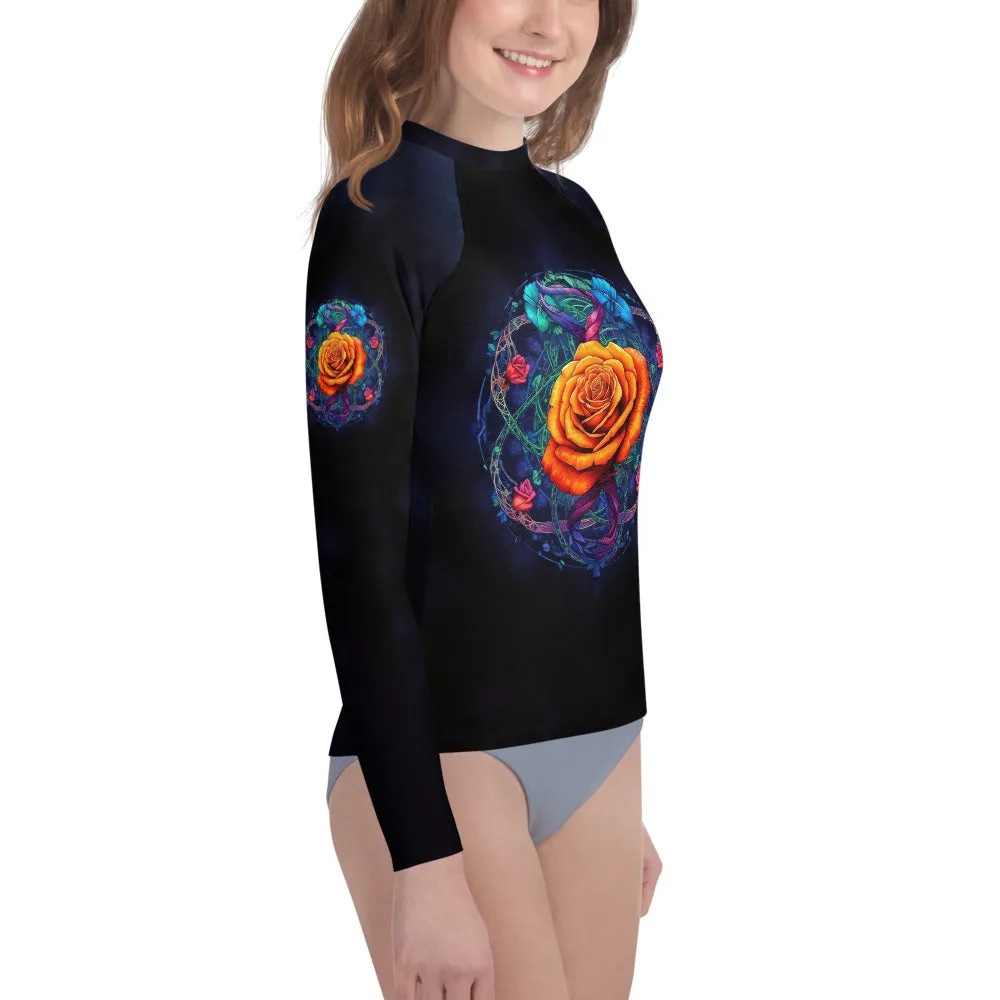 Youth Rash Guard DNA Spines